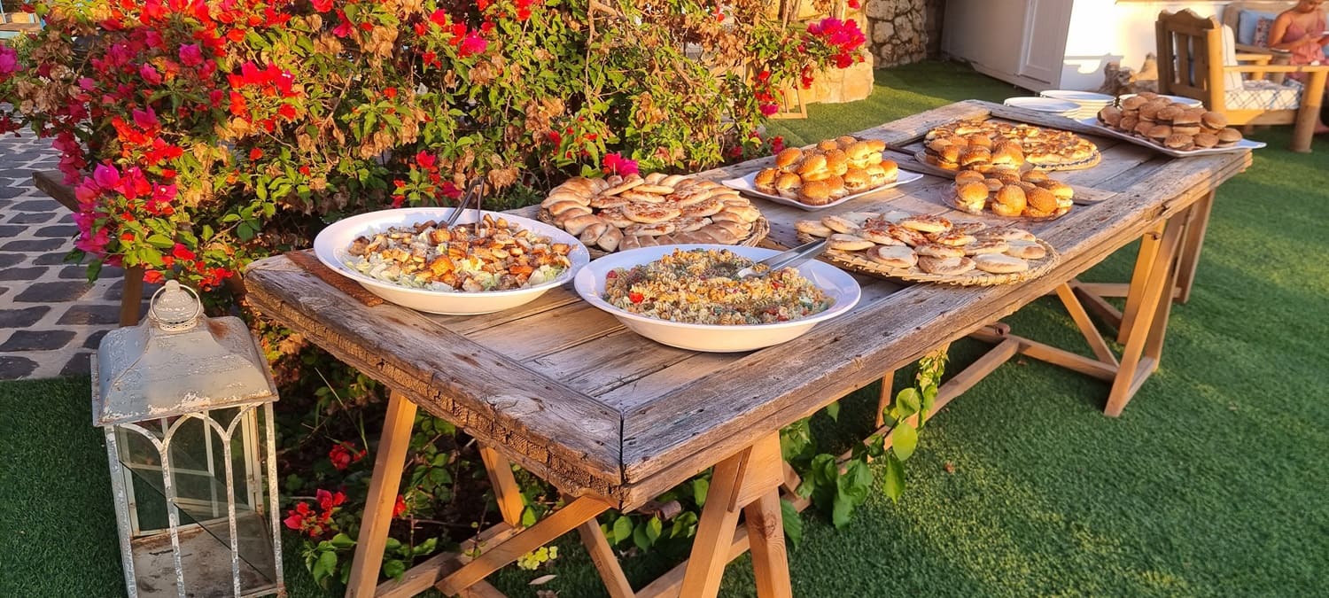 A beautifully prepared farm-to-table meal at Kayas Resort restaurant